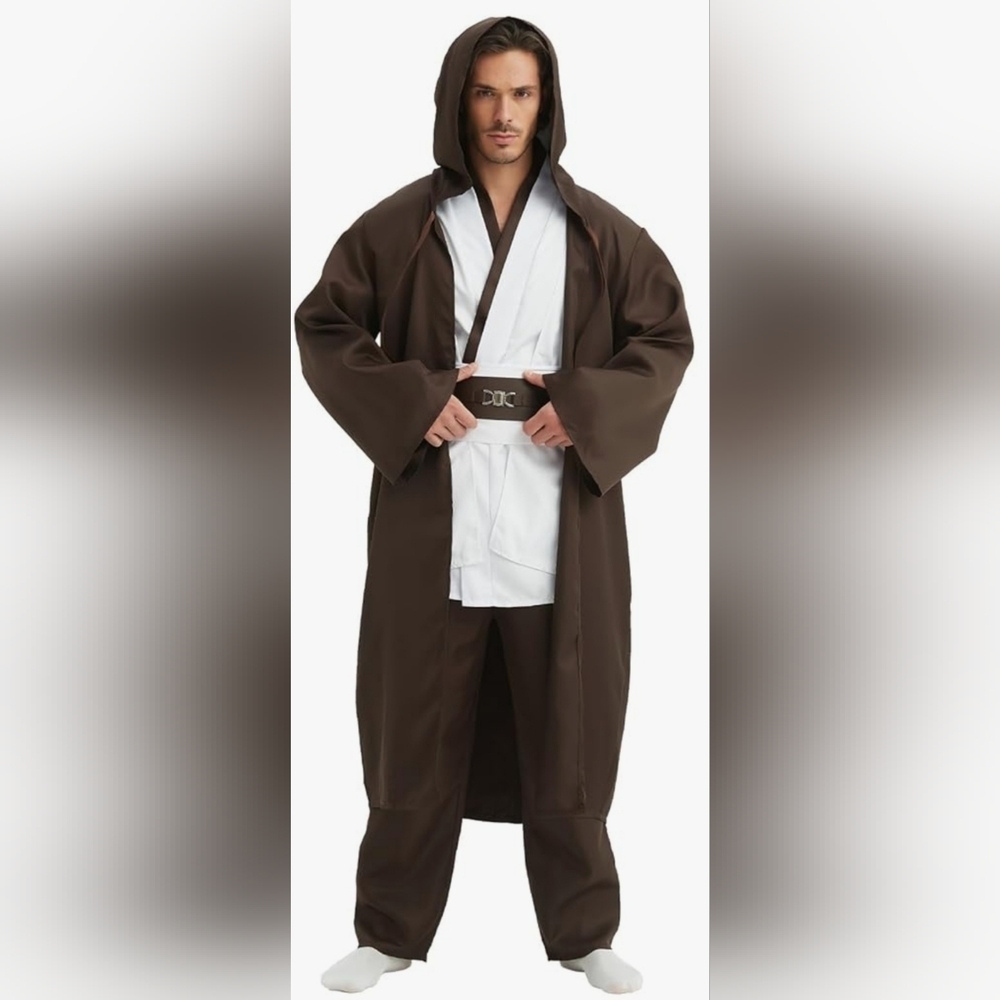 New Men's Tunic Costume Robe Set - Picture 2 of 7